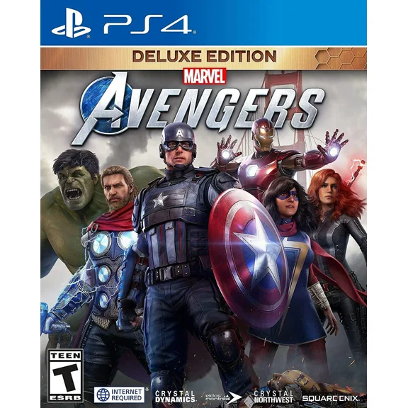 MARVEL'S AVENGERS DELUXE EDITION - PlayStation 4, Brand New
