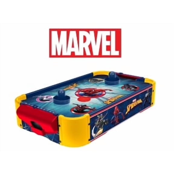 MARVEL Spider-Man Wooden Electronic Air Hockey Table