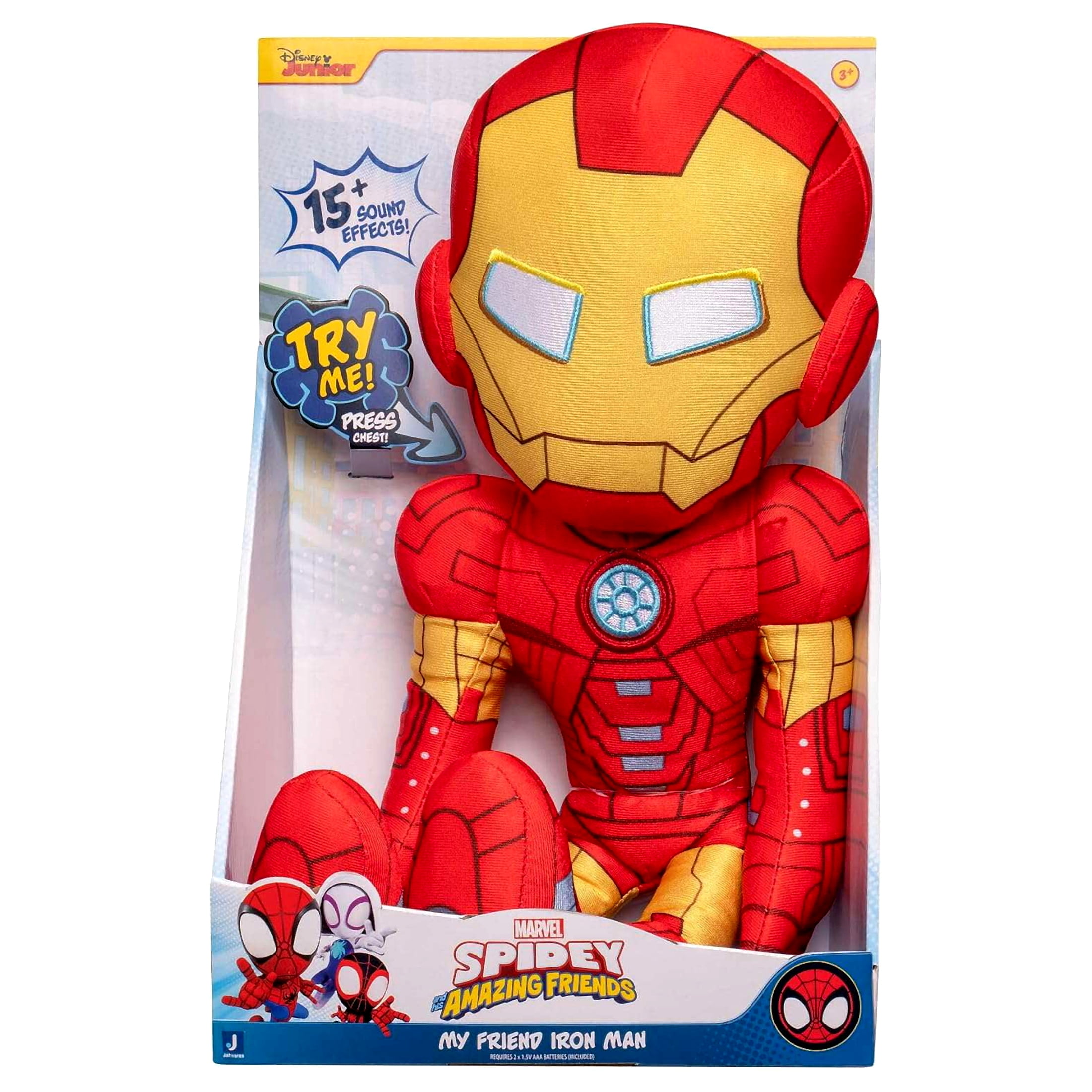 Marvel My Friend Iron Man Plush with Sounds - Walmart.com