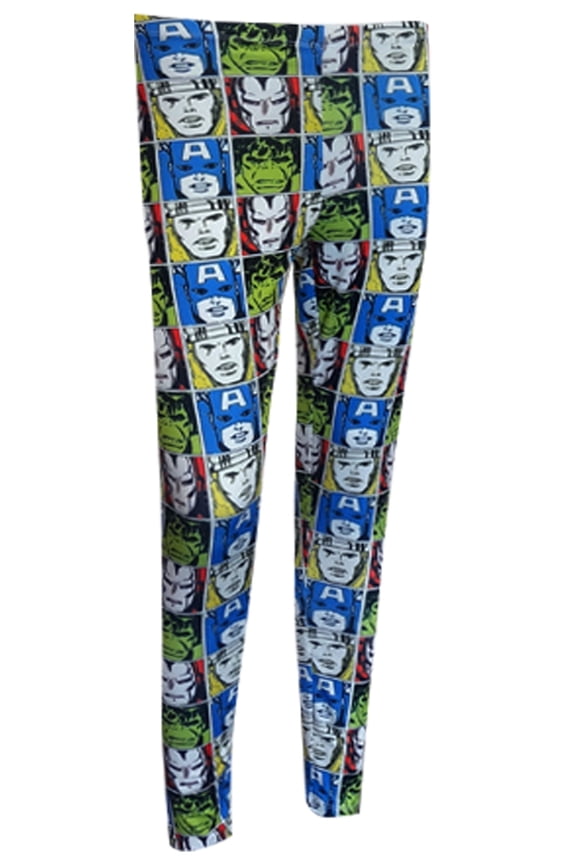 MARVEL Womens Marvel Comics Classic Avengers Leggings (Large)
