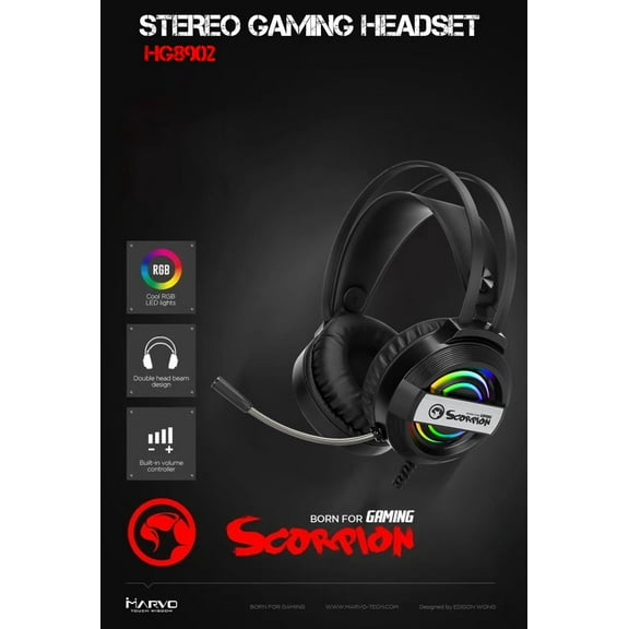 MARVO Gaming Headphones SCORPION HG8902