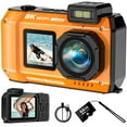thumbnail image 1 of MARVUE Digital Camera 8K 70MP WiFi Autofocus Rugged Dustproof Shockproof Waterproof Camera with 64GB Card, 1 of 7