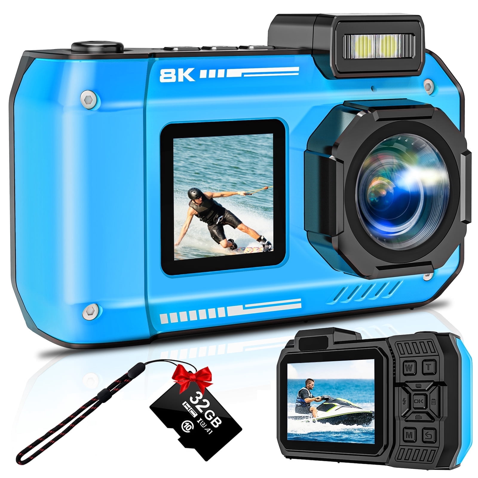 デジタルカメラ Mar Seu MARVUE Digital Camera 8K 70MP, Waterproof, Shockproof, Autofocus