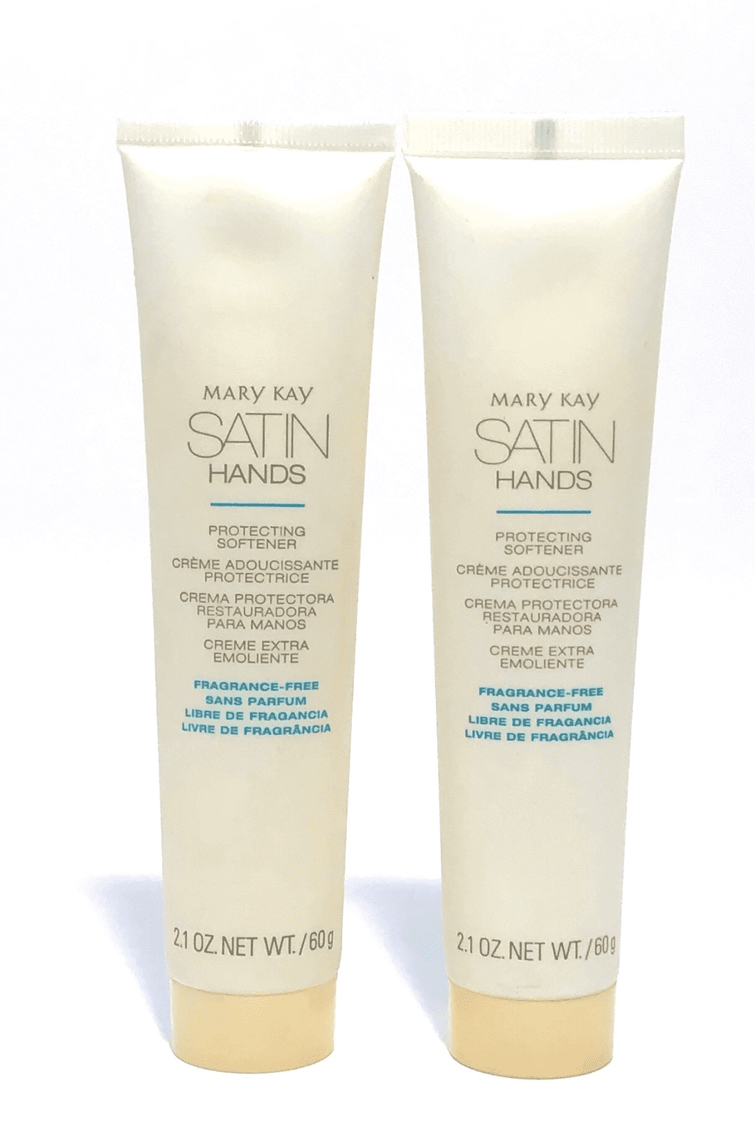 MARY KAY SATIN HANDS PROTECTING SOFTENER~EMOLLIENT CREAM~NO WRAP~LOT OF ...