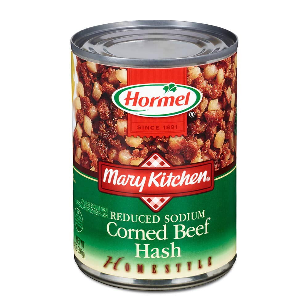 MARY KITCHEN Hash Reduced Sodium Corned Beef, 15 Ounce (Pack of 12