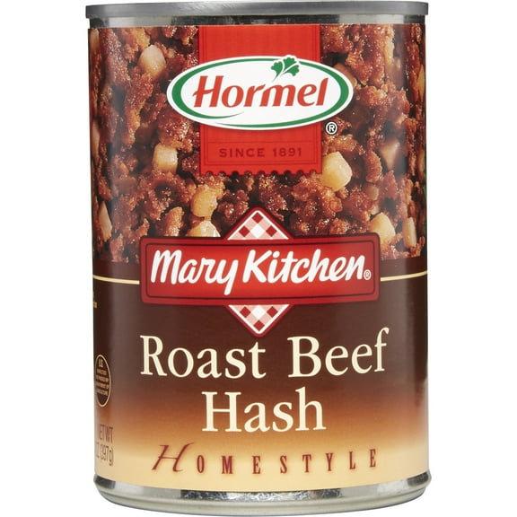 MARY KITCHEN Roast Beef Hash, Canned Roast Beef Hash,  14 oz Steel Can