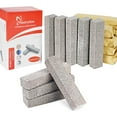 thumbnail image 1 of MARYTON Scouring Abrasive Pumice Sticks for Cleaning Toilet Bowl, Bath, Kitchen, Pool, Grill, 16 Pieces, 1 of 7