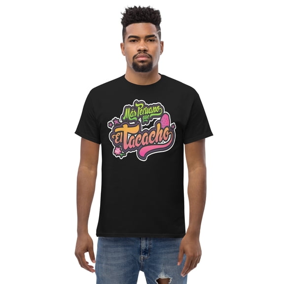 MAS PERUANO QUE EL TACACHO PERUVIAN PERUANO GRAPHIC SHIRT Men's classic tee