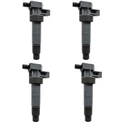 MAS Pack of 4 Ignition Coil Compatible with Kia Optima Rondo Hyundai Sonata Santa Fe 2.4L L4 Compatible with C1544 UF-546