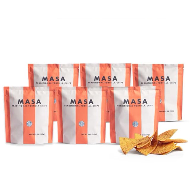MASA CHIPS Tortilla Chips Snack Pack Seed Oil Free, Naturally Grown