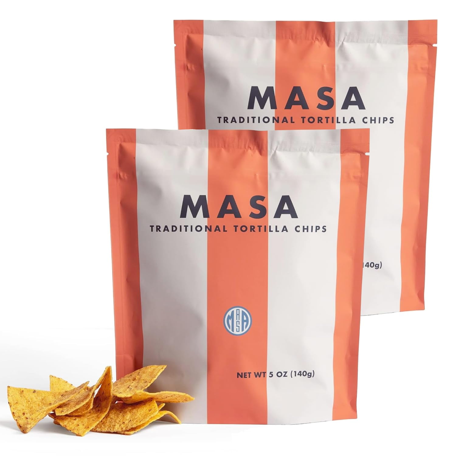 MASA CHIPS Tortilla MSF2 Chips Snack Pack Seed Oil Free, Naturally