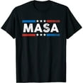 MASA Make America Straight Again US Flag Quote Gift 2024 Unisex TShirt