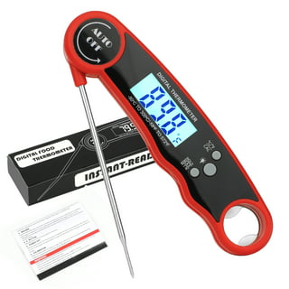 DOQAUS Digital Meat Thermometer, 2s Instant Read Thermometer Food  Thermometer for Grill and Cooking,Kitchen BBQ ,Red