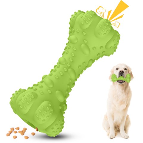MASBRILL Dog Chew Toys for Aggressive Chewers,Ultra-Durable Natural Rubber Dog Teeth Grinding Toys for Medium Large Aggressive Dogs,Interactive Chew Toy for Dogs Teeth Cleaning Prevent Boredom