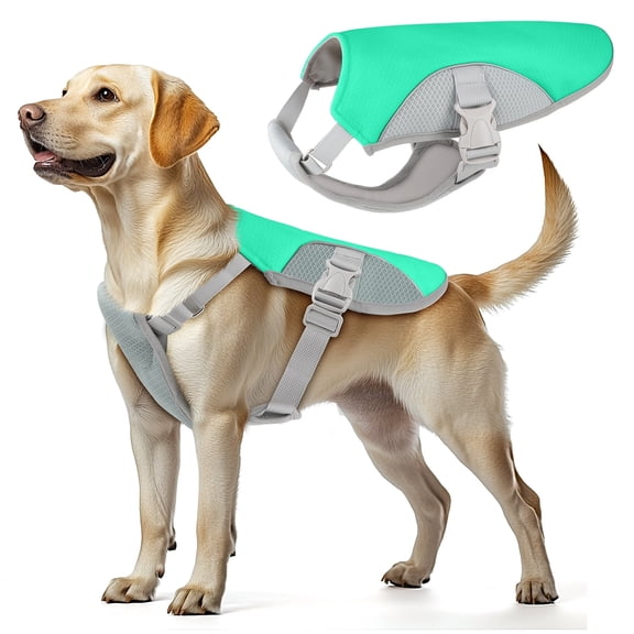 MASBRILL Dog Cooling Vest Harness, Lightweight Dogs Cooler Jackets Pet Ice Vest for Outdoor Hunting Training and Camping