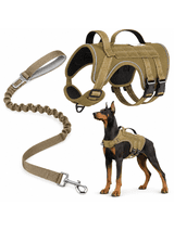 OEIKPFN Dog Harness and Leash Set, No Pull Reflective Adjustable Soft Padded Dog Vest Harness with Handle for Small, Medium and Large Dogs