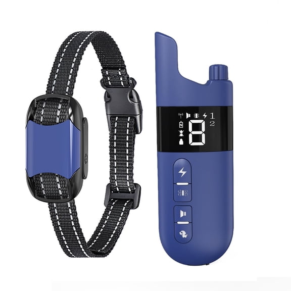 MASBRILL Dog Shock Collar with Remote Rechargeable Training Shock Collar, Waterproof Shock Collar with 3 Training Modes Up to 1000 ft Electronic Collar for Medium Large Dogs