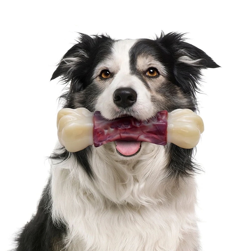 MASBRILL Large Dog Toys for Aggressive Chewers, Dog Toys for Large Dogs, Tough Dog Bone Chew Toys for Medium/ Large Dogs, Toothbrush Dog Toys for Aggressive Chewers Large Breed