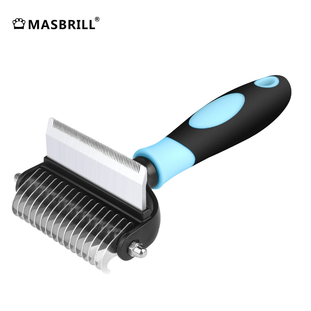 Pet Deshedding Brush For Dogs & Cats – Stainless Steel Grooming Tool Reduces Shedding By 95%, Safe For All Coats