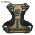 thumbnail image 1 of MASBRILL Reflective Dog Harness No Pull Dog Vest Harness with Handle, Breathable Padded Dog Chest Harness Adjustable for Large Dog-Brown XL, 1 of 10