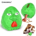 thumbnail image 1 of MASBRILL Rubber Dog Chew Toys,Treat Food Dispensing Dog Toys for Teeth Cleaning, Puzzle Interactive Dog Toys for Small Medium Large Dogs Green, 1 of 7