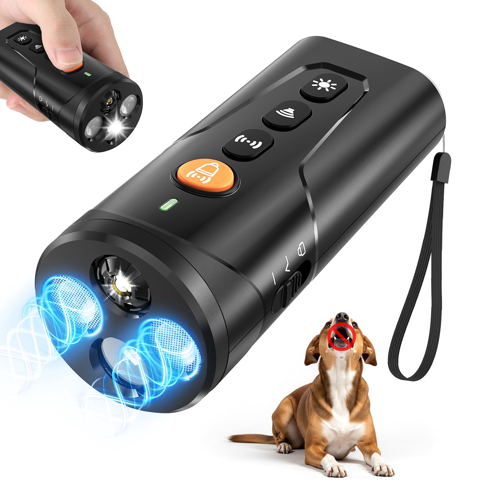 MASBRILL Ultrasonic Dog Training Device, Anti Barking Pet Deterrent ...