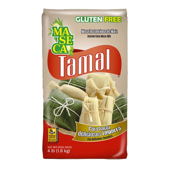 MASECA Tamal White Corn Flour Gluten-Free, Corn-Free 4 lbs Pack of 1