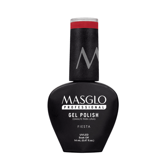 MASGLO PROFESSIONAL GEL POLISH 14 ML CREAMY SEMI-PERMANENT NAIL POLISH - FIESTA