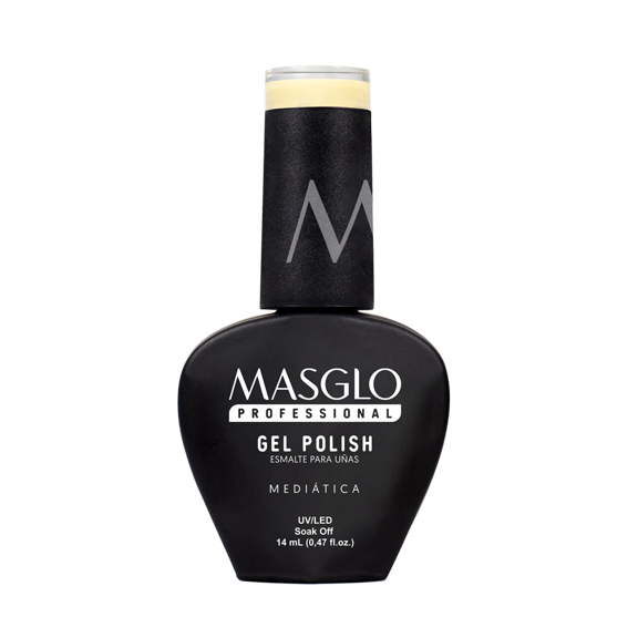 MASGLO PROFESSIONAL GEL POLISH 14 ML CREAMY SEMI-PERMANENT NAIL POLISH - MEDIATICA
