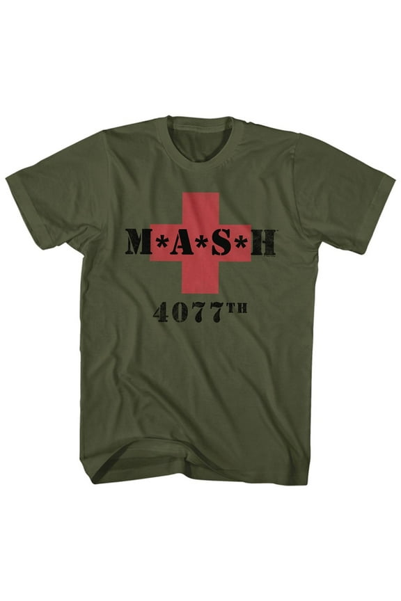 MASH 4077th M*A*S*H in Red Cross Adult T-shirt