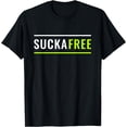 thumbnail image 1 of MASHALILI Printed Funny Sucka Sucker Free | Motivational T-Shirt, 1 of 3