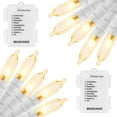 thumbnail image 1 of MASHANG 18ft 50 LED Battery Operated Christmas Lights, 2 Pack White Wire Christmas Tree String Lights Indoor Decorations, Warm White, 1 of 10