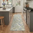 thumbnail image 1 of MASIIS 2X6 Vintage Floral Runner Rug Machine Washable Rugs for Living Room, Non Slip Flat Pile Rug with Rubber Backing, Boho Rug for Entryway Hallway Kitchen and Corridor, 1 of 3