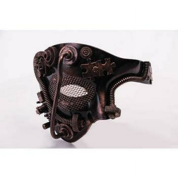 MASK- STEAMPUNK BRONZE - 1 EYE