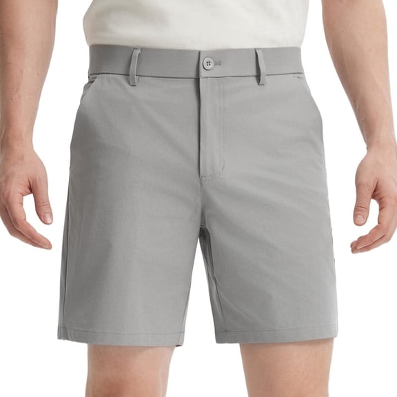 MASKERT Men's Golf Shorts 7" Work Casual Pants Lightweight Quick-Dry Waterproof Flat-Front Hybrid Shorts