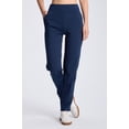 thumbnail image 1 of MASKERT Women’s Fleece Pants, High Waisted Casual Straight Leg Pants with Stretch, Warm Fleece Lined Slim Fit Pants with Zipper Pockets for Work Golf Hiking Daily Wear, 1 of 10