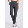 thumbnail image 1 of MASKERT Women’s Fleece Pants, High Waisted Casual Straight Leg Pants with Stretch, Warm Fleece Lined Slim Fit Pants with Zipper Pockets for Work Golf Hiking Daily Wear, 1 of 10