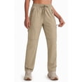 thumbnail image 1 of MASKERT Women's Hiking Pants-27" Lightweight Quick Dry Sweatpants Casual Safari Work Travel Outdoor Clothes Khaki（Size XS-XXXL）, 1 of 9