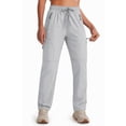 thumbnail image 1 of MASKERT Women's Hiking Pants-31" Lightweight Quick Dry Sweatpants Casual Safari Work Travel Outdoor Clothes Lilac Gray（Size XS-XXXL）, 1 of 7