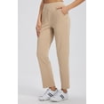 thumbnail image 1 of MASKERT Women's Stretchy Casual Pants, High Waisted Ankle Pants with 4 Pockets, Lightweight Travel Work Pants for Women, Business Casual Pants for Office and Golf, 1 of 11
