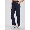 thumbnail image 1 of MASKERT Women's Stretchy Casual Pants, High Waisted Ankle Pants with 4 Pockets, Lightweight Travel Work Pants for Women, Business Casual Pants for Office and Golf, 1 of 11