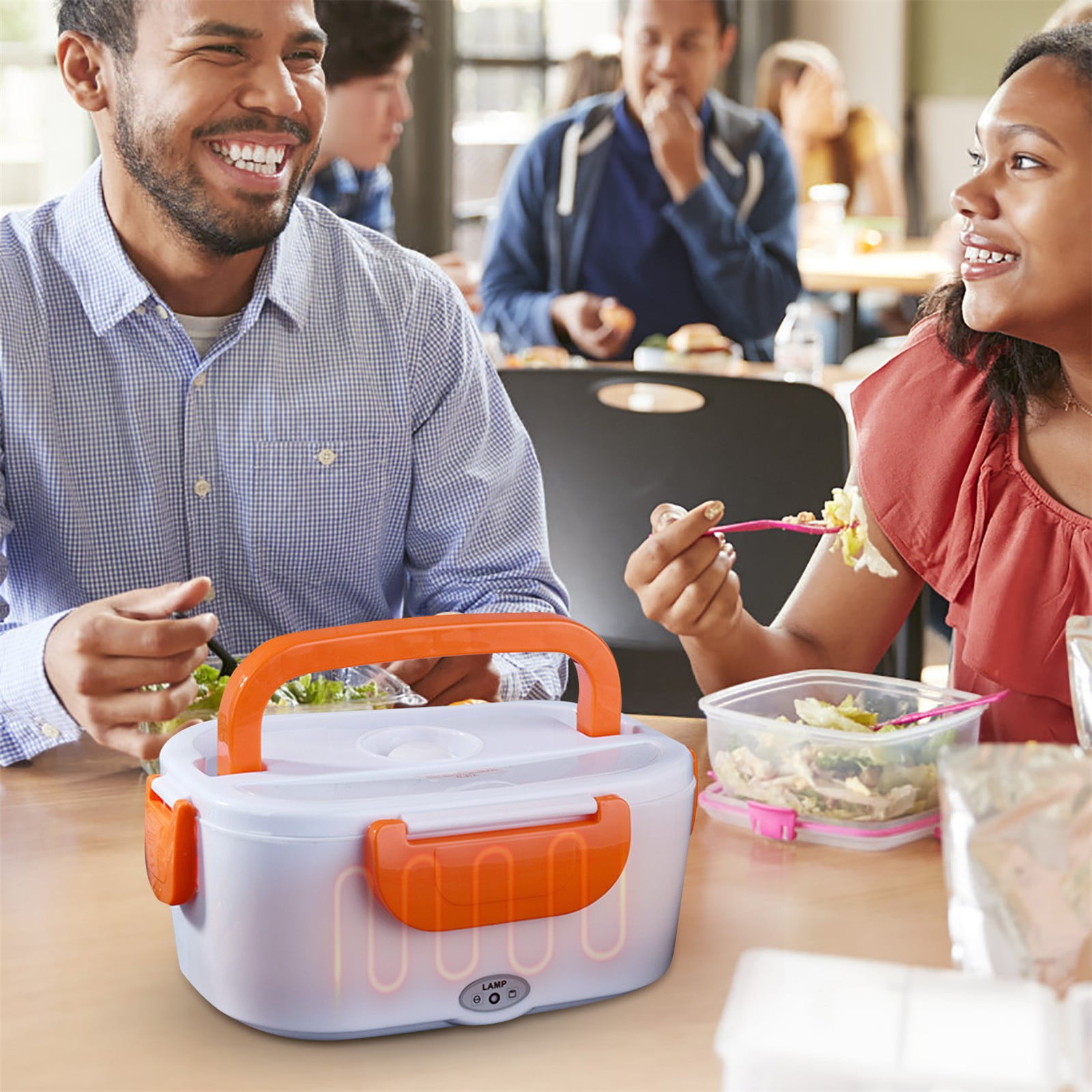 MASLVO Food Storage Clearance Sale Adult Electric Lunch Box 40W Fast