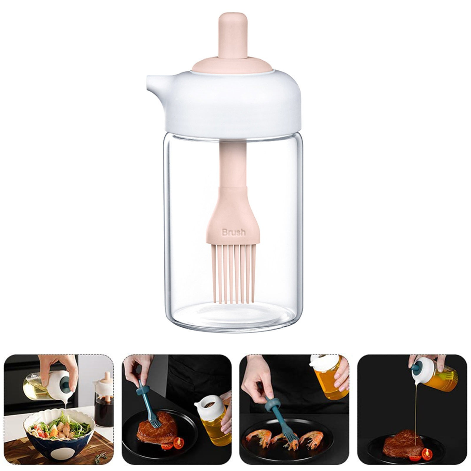 MASLVO Glass Water Bottles Clearance Sale 1Pc Seasoning Bottle Oil