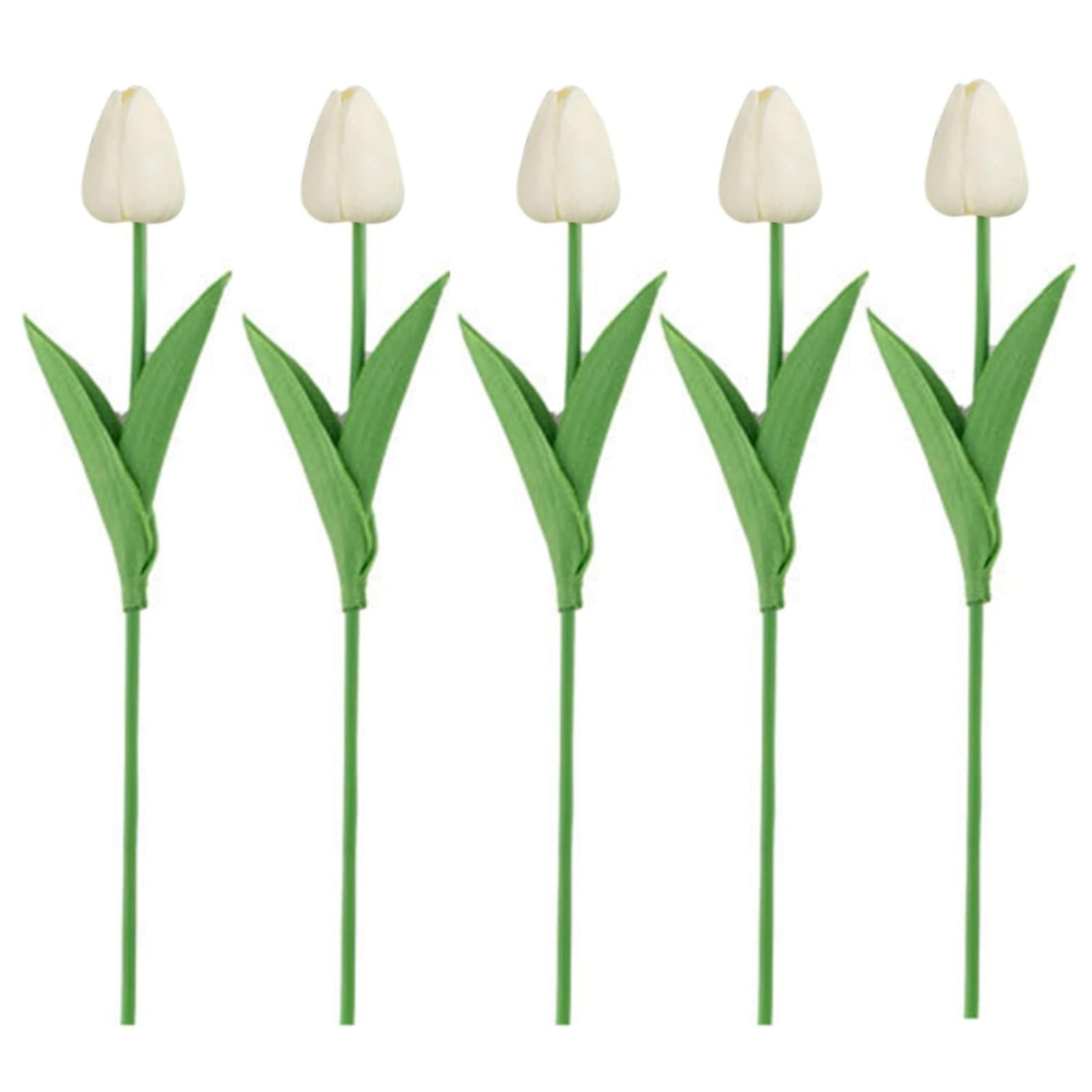 MASLVO fake flowers artificial flowers for outdoors Clearance 5PC Set