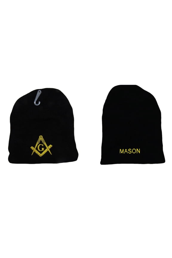 MASON MASONIC WINTER BEANIE KNIT STOCKING SOCK CAP HAT MASONRY LODGE