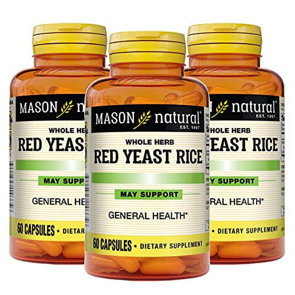 MASON NATURAL Red Yeast Rice Improved Blood Circulation, Healthy