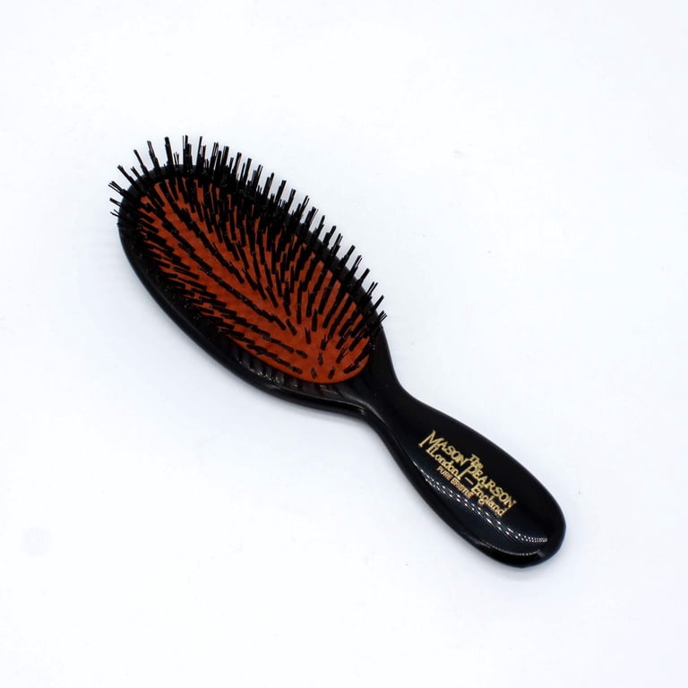 ヘアブラシ・コーム MASON PEARSON POCKET BRISTLE DARK RUBY MASON PEARSON Pocket Bristle Hair Brush B4 DARK RUBY - Imperfect