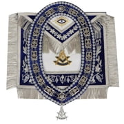 MASONIC PAST MASTER APRON & CHAIN COLLAR + FREE JEWEL