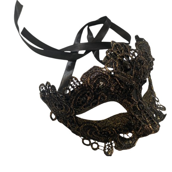 MASQ Brocade Lace Masquerade Ball Mask Pair Burlesque Mardi Gras Birthday Prom Wedding Party