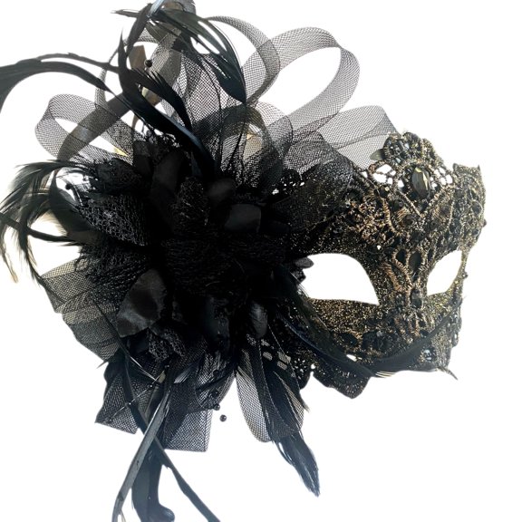 MASQ Brocade Lace Masquerade Ball Mask Pair Burlesque Mardi Gras Birthday Prom Wedding Party